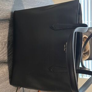 Kate spade black leather tote